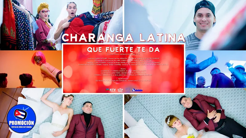 Charanga Latina - ¨Que fuerte te da¨ - Videoclip - Dir: Daniel Arévalo - Rolando Boet. Portal Del Vídeo Clip Cubano. Música popular cubana. Cuba.