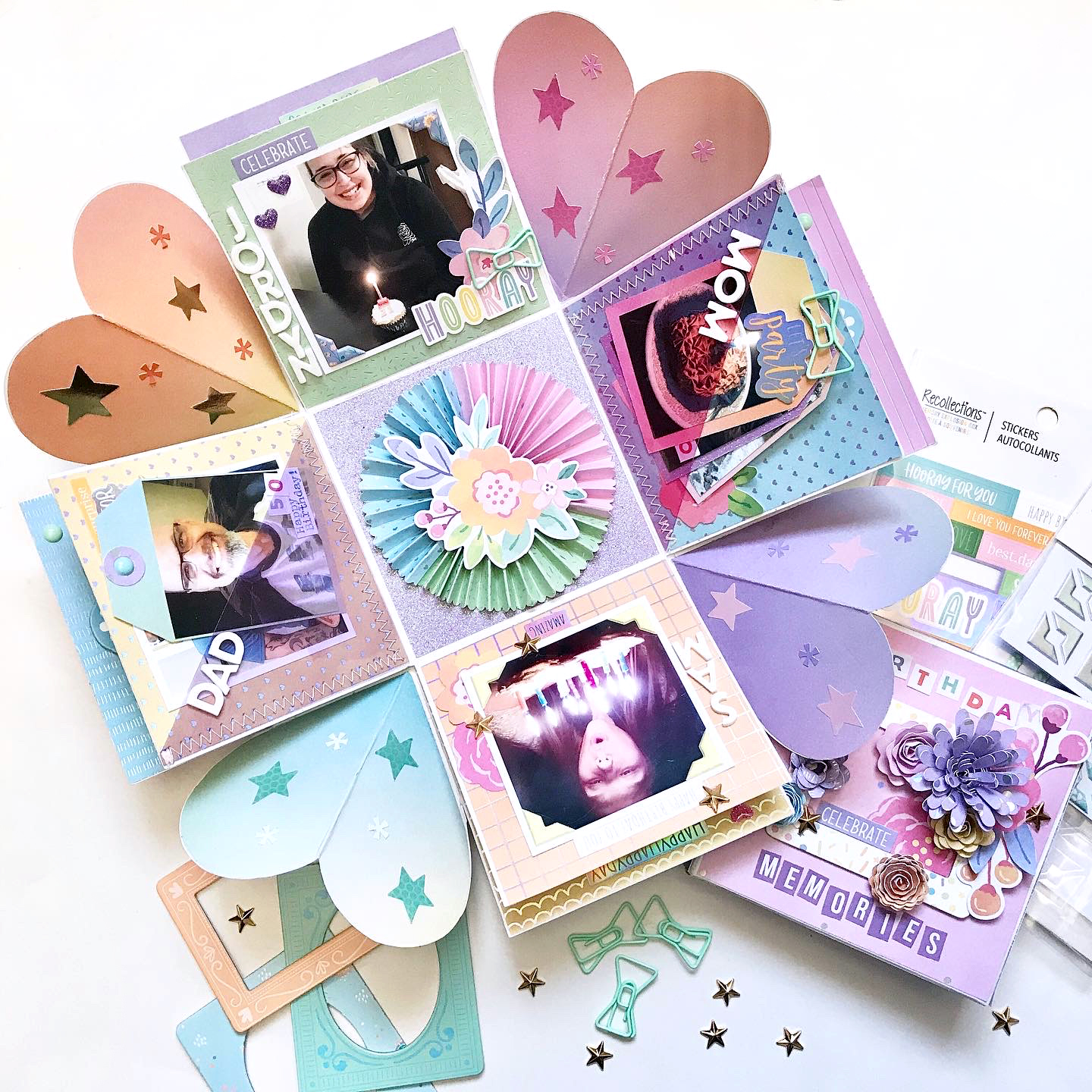 Memory Explosion Box Examples from Friends Paige Taylor Evans