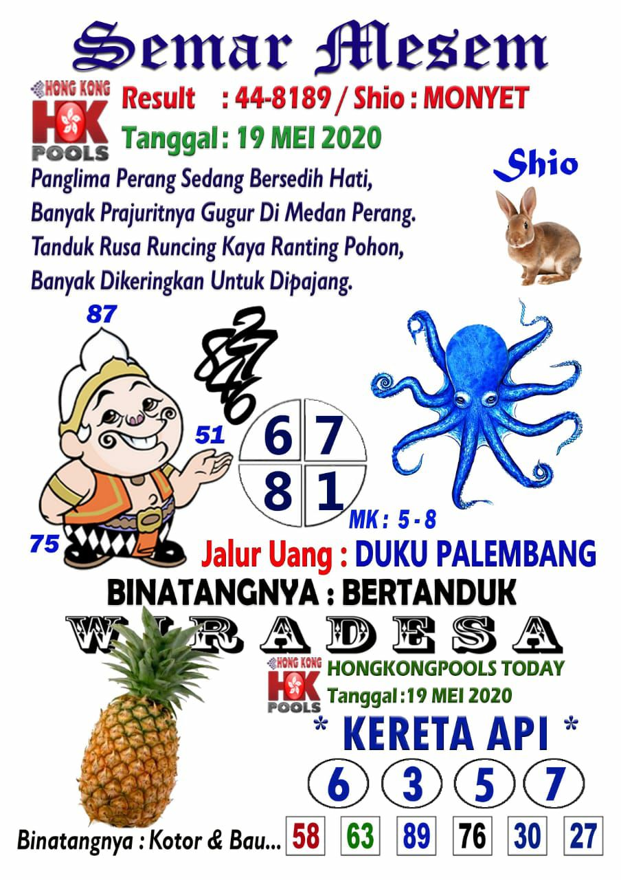 Prediksi Syair Hk 19 Mei 2020 Syair Togel Hk Pangkalantoto