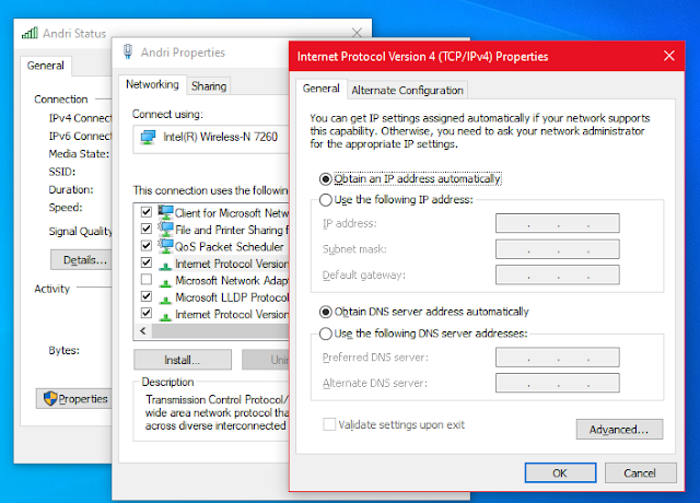 Atur Koneksi Mobile Hotspot Dalam Bentuk IP DHCP. Atur Koneksi Mobile Hotspot Dalam Bentuk IP DHCP.