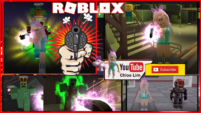 Roblox Zombie Attack Gameplay Killing Boss Zombies With My - youtuber play roblox on zombie attack