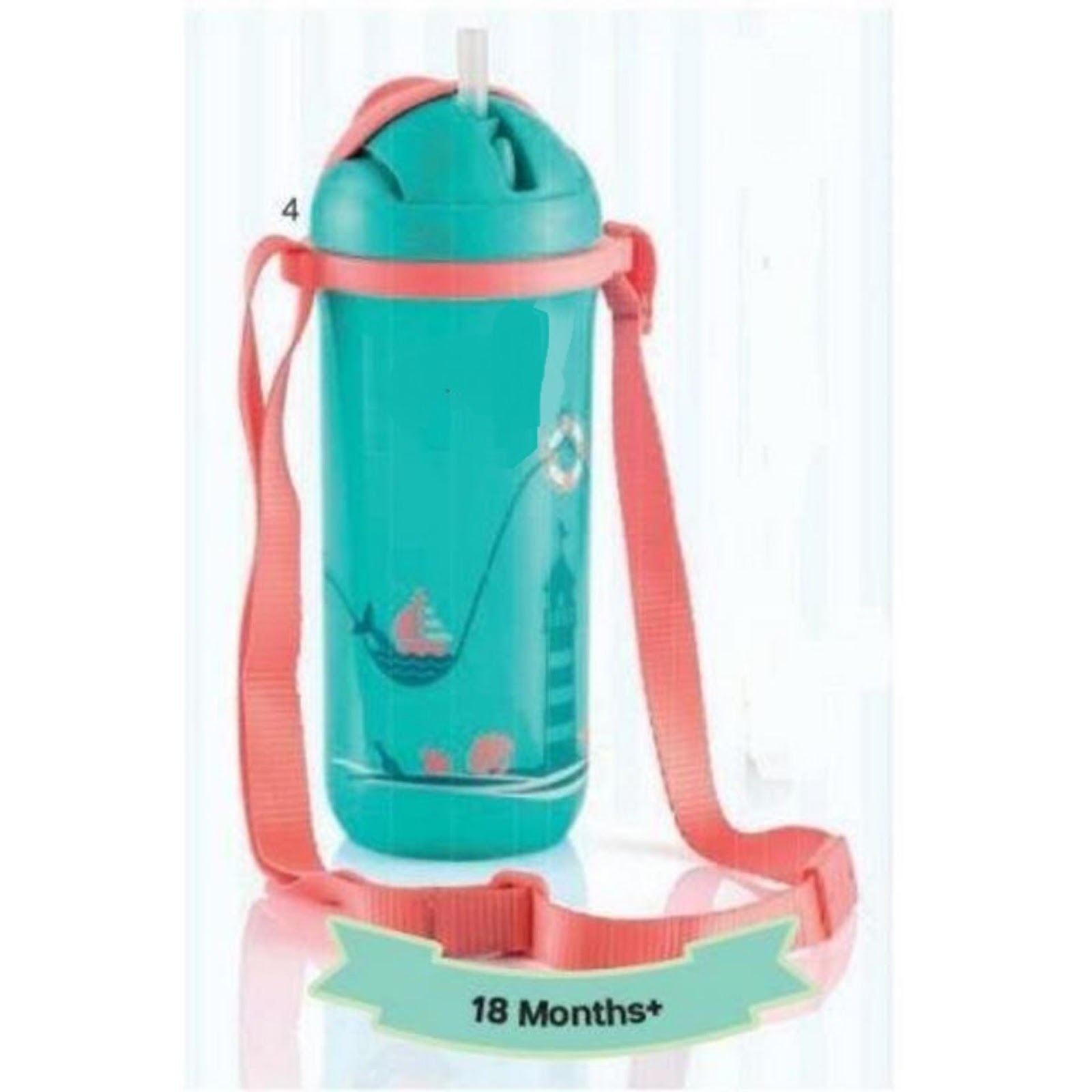 BongBongIdea Tupperware Kids Printable Straw Tumbler With Strap (1) 500ml