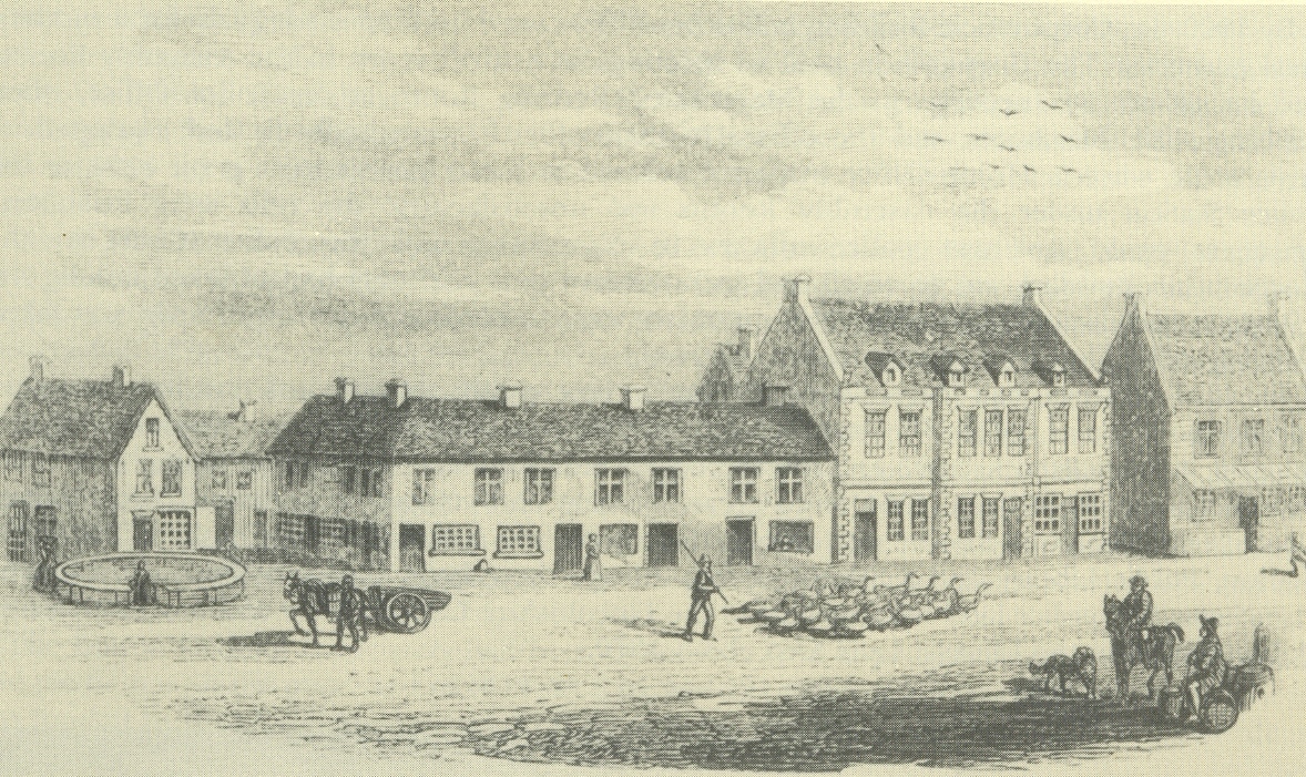 Old Boston The Fish Market.