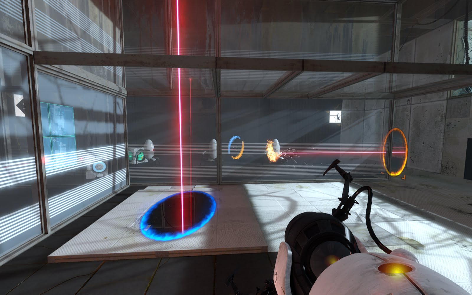 Portal 2 комната с 3 лазерами фото 24