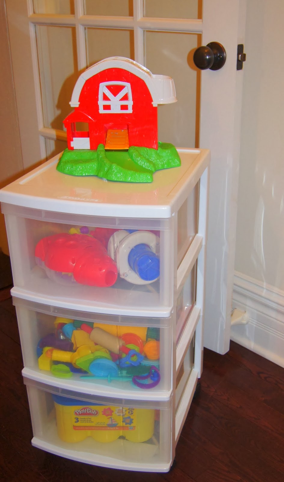 Making Montessori Ours: Playdough Storage Cart
