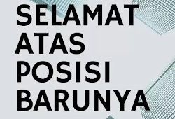 35 Ide Contoh Surat Ucapan Selamat Naik Jabatan The