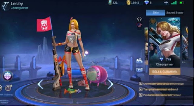 Skin Lesley Di Mobile Legends (ML) Terbaik