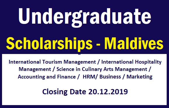 Undergraduate Scholarships : Maldives