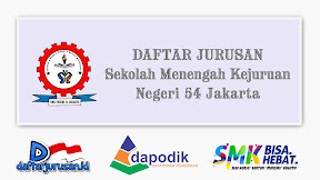 Daftar Jurusan SMK Negegeri 54 Jakarta Pusat
