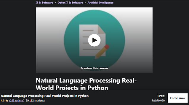 Free Natural Language Processing Real-World Projects in Python