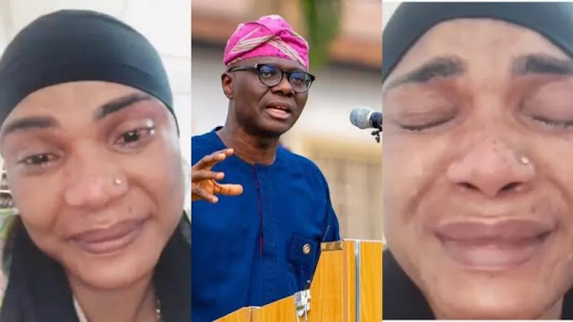 I am running into serious debt- Iyabo Ojo cries bitterly as she begs Sanwo-Olu to address COVID-19 restriction in Lagos (video)