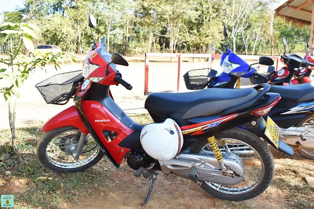 Alquiler de moto en loop de Bolaven Plateau, Laos