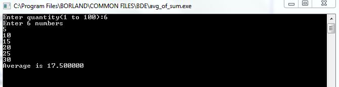 Education for ALL: C Program to Calculate Average Using Arrays