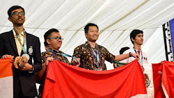 Indonesia Raih Medali Olimpiade Matematika, Bendera Merah Putih Berkibar di Inggris