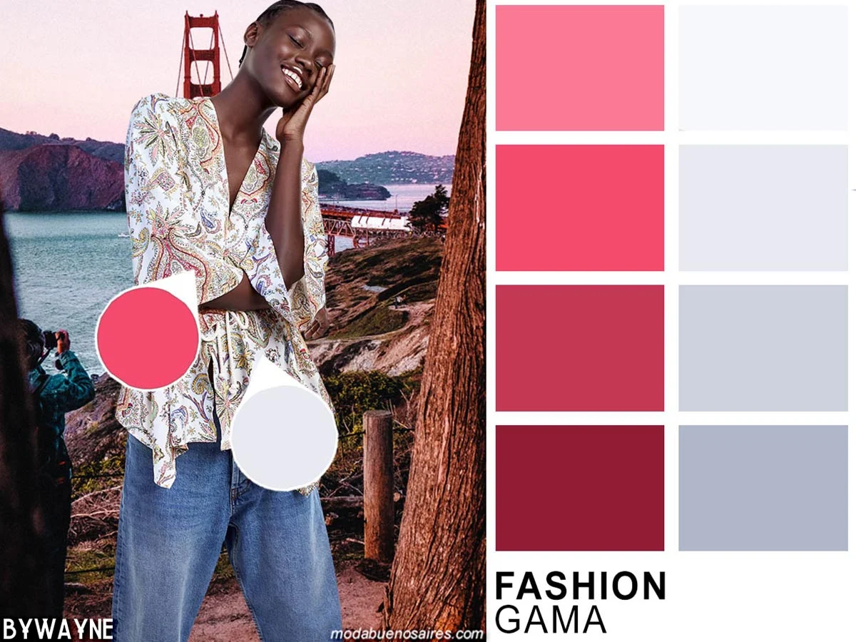 Gamas de colores de moda de la primavera verano 2020. Moda 2020. Colores.