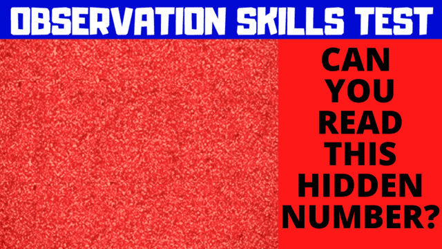 Observation Skills Test: Hidden Number Picture Riddles