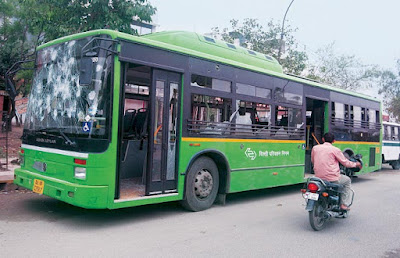 Buses of Delhi Transport Corporation