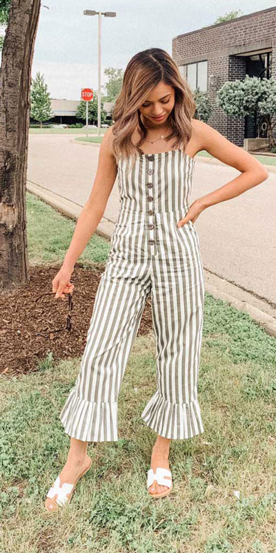  28 Summer Outfits that Are Big on Style Low on Effort via higiggle.com - jumpsuit - #summeroutfits #stylish #jumpsuit