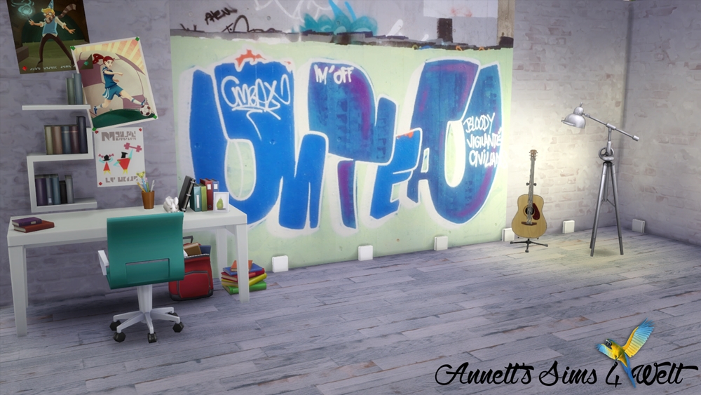 Annett’s Sims 4 Welt: Graffiti Walls
