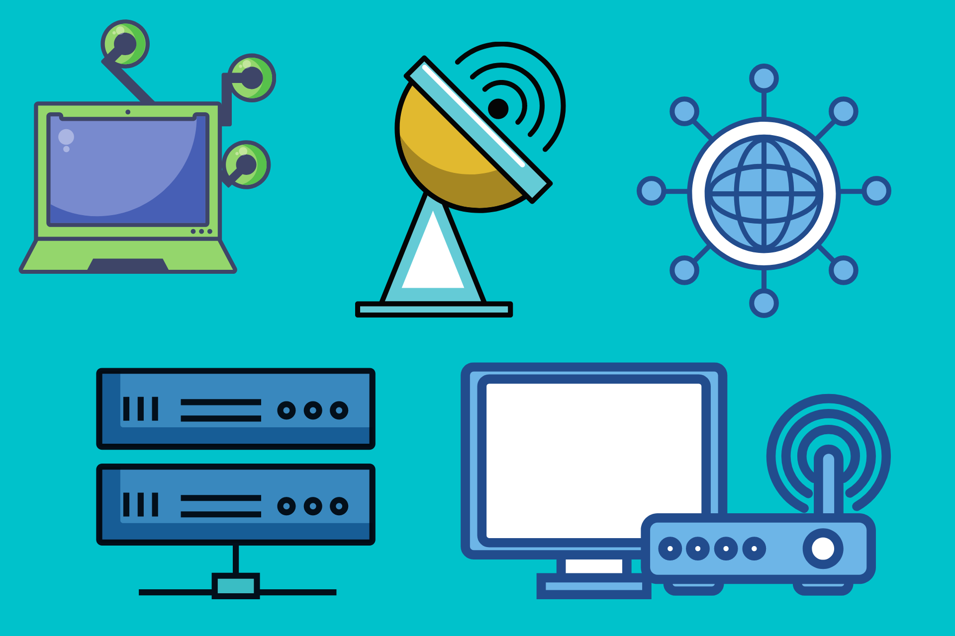 computer networking devices explained Hubs, Router, Switch, Bridge