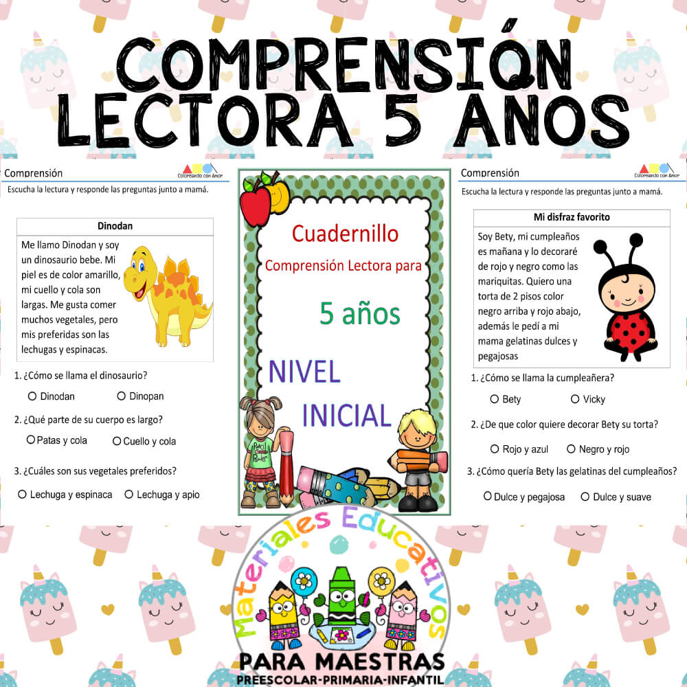 hogar Idear ex Comprensión Lectora para 5 años | Materiales Educativos para Maestras