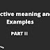 Adjective meaning and Examples