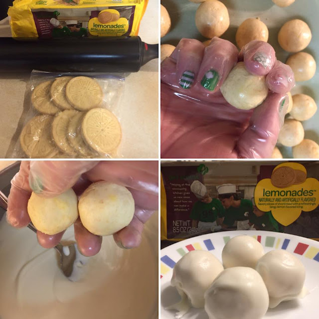 Mrs Suzie Homemaker Girl Scout Lemonade Cookie balls