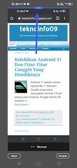 Cara Screenshot Panjang Di Semua Tipe HP Android Terbaru