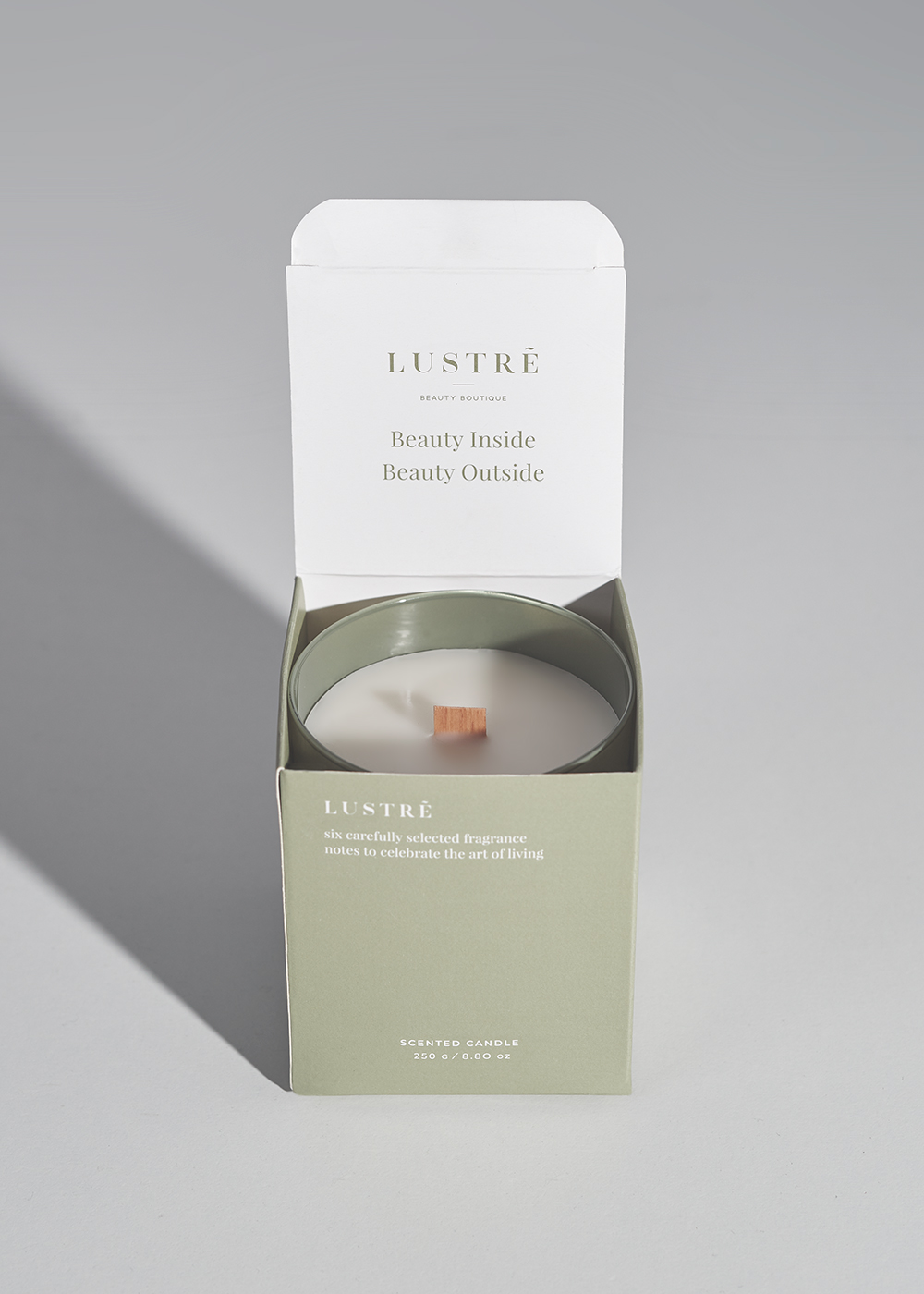 Lustré Scented Candles Packaging Of The World