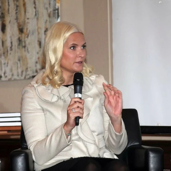 Princess Mette Marit at the launch of the 