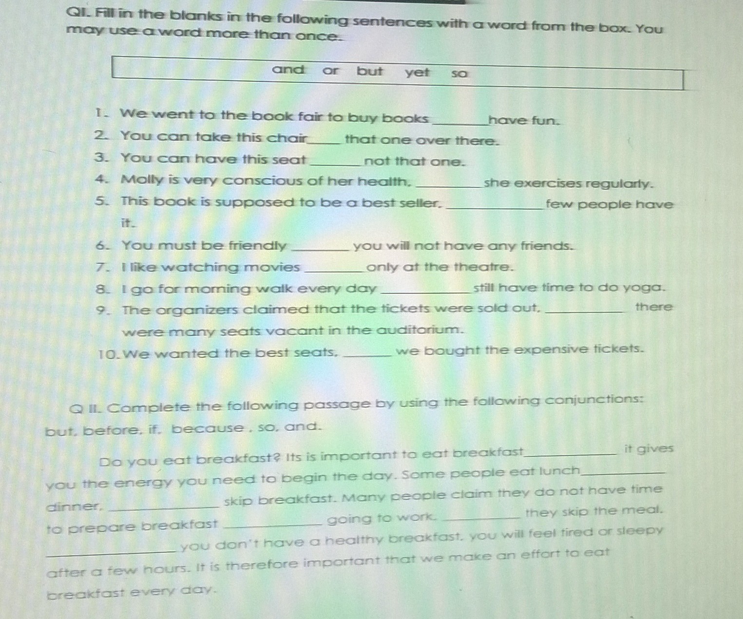 Class 8 A Pis Ahmd Grammar Practice Sheet