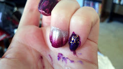 nail purple fall nails gold silver colors different diaries rounds manicure variety took sure lot