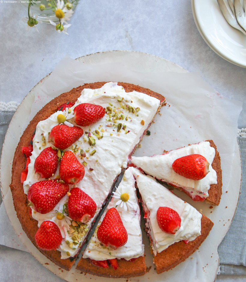 Erdbeerkuchen glutenfrei