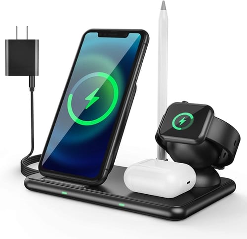 Tekpluze Apple Products 4 in 1 Wireless Charging Station