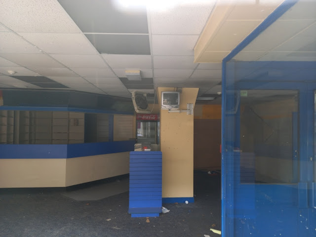 Blockbuster Video Express in Colne. August 2020