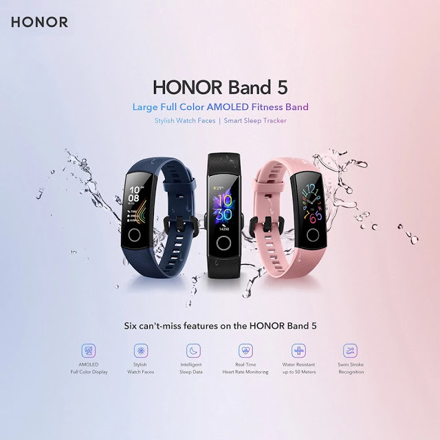 Huawei Honor Band 5 a bom preço - Sugestão de Natal
