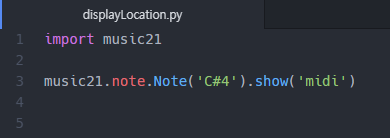 Python music21.note.Note().show():산을 붉게 물들이는 꽃