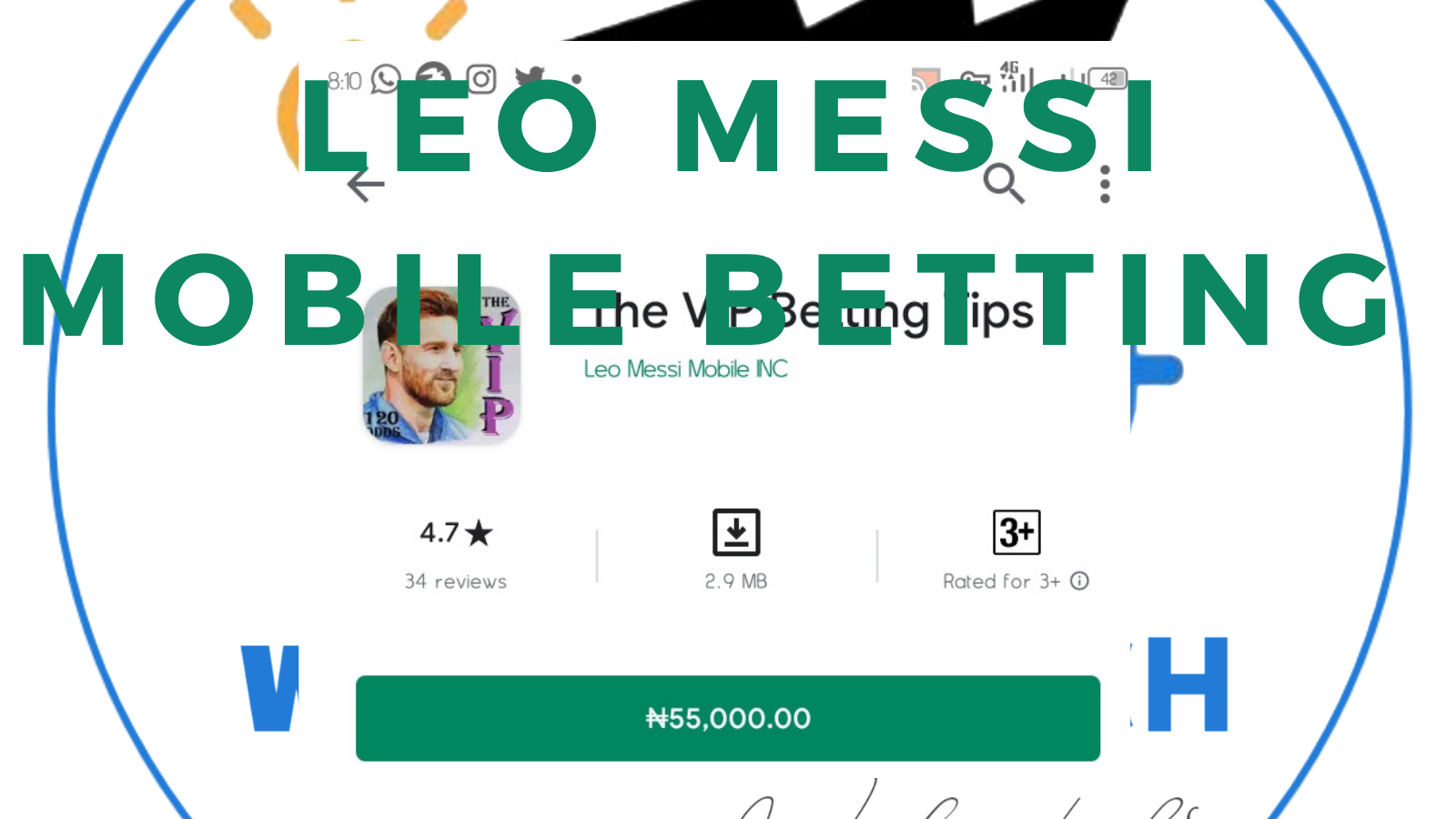 The Leo Messi Mobile  - The Vip Betting Tips 2021