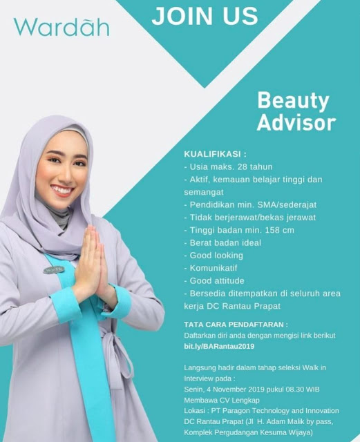 Lowongan Kerja Medan Terbaru Beauty Advisor November 2019 ...