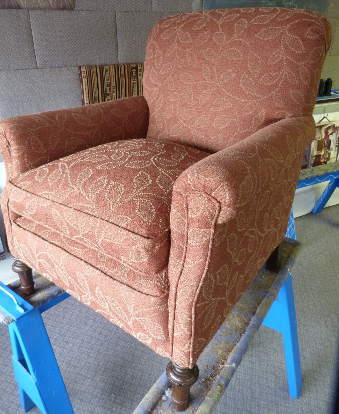 Practical Upholstery Design Studio 1950's living room chair