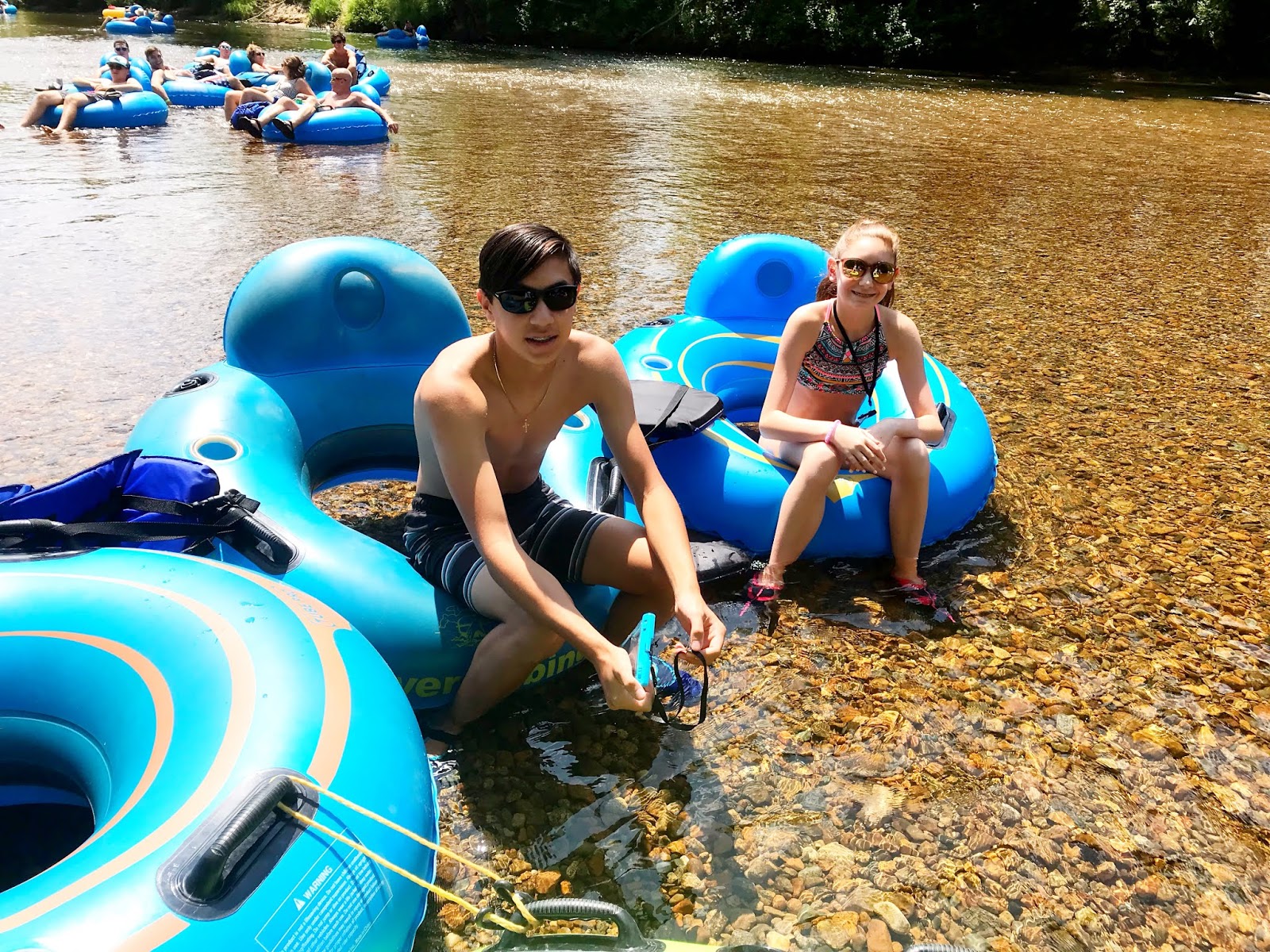 Evan and Lauren's Cool Blog Saco River Tubing Fun for the Whole Family!