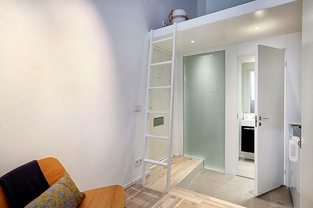 Kitnet ou quitinete decorada: vivendo em 10m². Blog Achados de Decoração