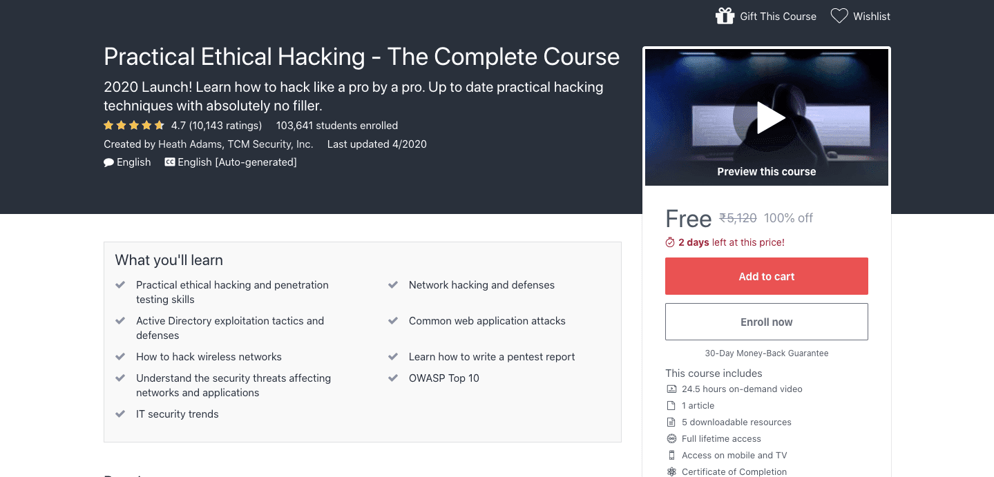 Ethical Hacking: Perimeter Defenses Download Ethical Hacking: Perimeter Defenses Download