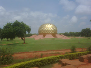 Day 8: Picture of the day .. Golf anybody - the sphere of Auroville