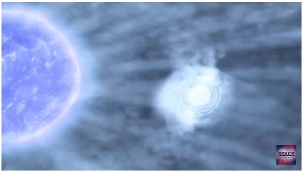 Bintang-Super-Menembakkan-Materi-pada-Bintang-Neutron