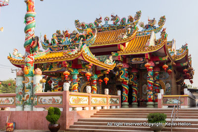Chinese temple in Mae Sot, Tak, Thailand