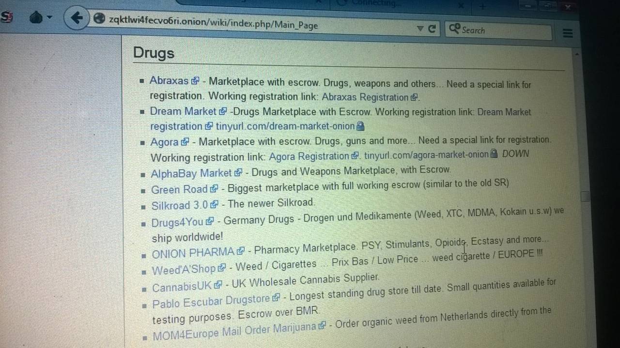 Black Market Illegal Drugs