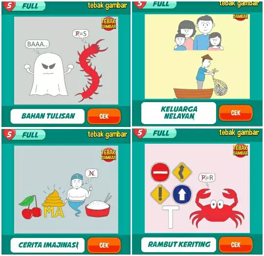 Tebak Gambar Level 13 Tebak Gambar