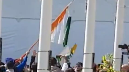 लंदन में 53 CWC FLAG POLE पर लगा भारत का राष्ट्रध्वज फाड़ा | WORLD NEWS