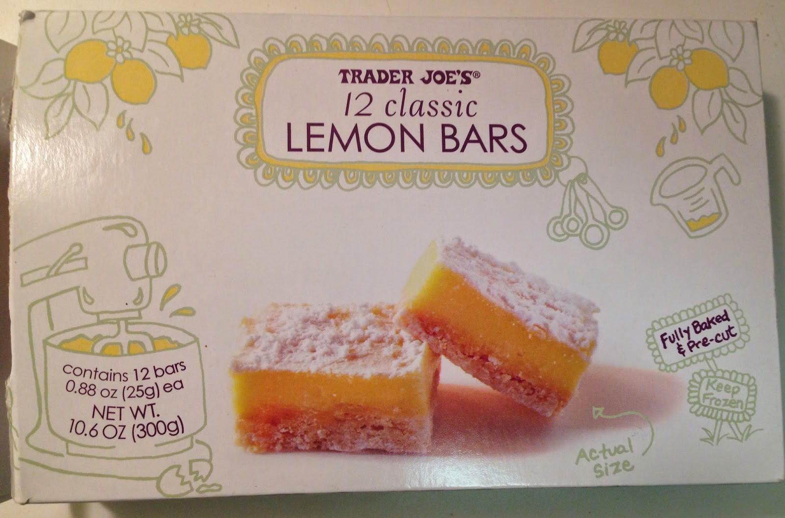 Beany Malone Trader Joe's Lemon Bars